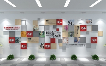 公司團(tuán)隊(duì)3D立體風(fēng)采照片文化墻